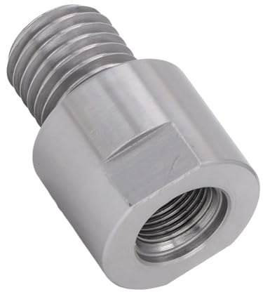 Lathe Headstock Spindle Adapter, Alloy Steel Woodworking Lathe Spindle Adapter Converts 3/4 Inch X 16TPI X 8TPI to 1 Inch X 8TPI, Lathe Headstock Reducing Sleeve for Woodworking
