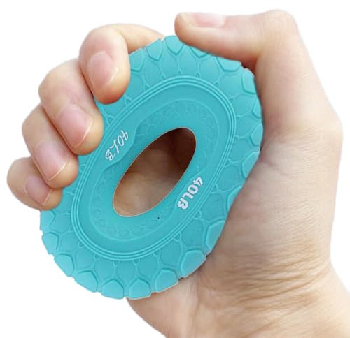Silikon-Handgriffverstärker, Silikon-Handgriffverstärker-Ring | Unterarmübungs-Grifftrainer - Griffkrafttrainer, Unterarmtrainer für Handmuskeltrainer, Stressabbau, Grifftraining