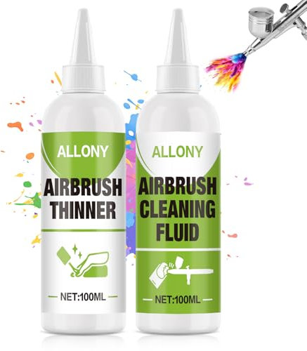Allony Diluente per Colori Ad Olio, Diluente Acrilico, Medium per Colori Acrilici, Airbrush Flow Improver, Airbrush Thinner per Aerografo per Arte e Hobby