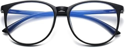 Black Plastic Light Glasses for Women, Blue Light Glasses, Light Blocking Glasses, Computer Reading Glasses for Women Men,Vision Blue Light Blocking Glasses
