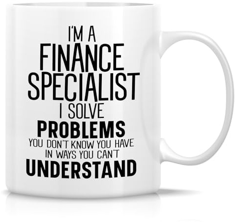 Spécialiste En Finance Mug À Café Humour Tasses À Thé Drôle Tasse À Café Pour Cuisine Travail Espresso 330Ml