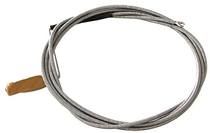 Sanitop-Wingenroth Rohrreinigungswelle | Gegen verstopfte Abflüsse | 5 Meter | 11 mm Spiraldraht | Ergonomischer Handgriff mit Kurbel | Umweltschonende Abflussreinigung | 29092 0