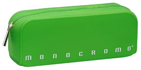 Pigna, Astuccio Bustina in morbido Silicone, Monocromo FLUO, Colore Arancio, Confezionato singolarmente