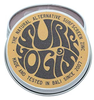 SURFYOGIS Original, 100% natural, Surfscreen con óxido de zinc, bloqueador solar, protector solar, 60 g, no daña los arrecifes, surfear