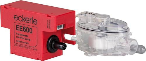 Eckerle EE600 - Ultra Kompakte Kondensatpumpe Klimaanlage Für Bis Zu 7,5 KW Mit Schweizer Motor, Kondensatpumpe Mit Integriertem Alarm System, Max Durchflussmenge 6 l/h, 230V 50/60Hz 8W