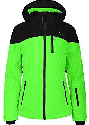 Bergson NUOLJA | Damen Skijacke, wattiert, 20000mm Wassersäule, Green Gecko [272], 36 - Damen