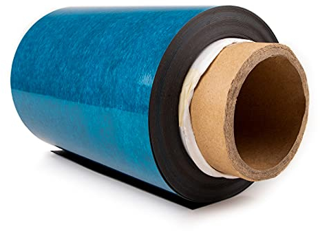 magnets4you - 1 m di pellicola autoadesiva | 1000 x 200 x 0,4 | nero | Pellicola con rivestimento per lavagna come base adesiva per magneti e scrivibile con gesso