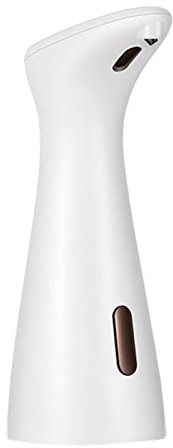 Automatischer Desinfektionsspender, SHINROAD Desinfektionsspender Sensor, Berührungsloser Desinfektionsmittelspender 200ml mit Tropfschale für Badezimmer, Schule, Krankenhaus, Restaurant (Weiß)