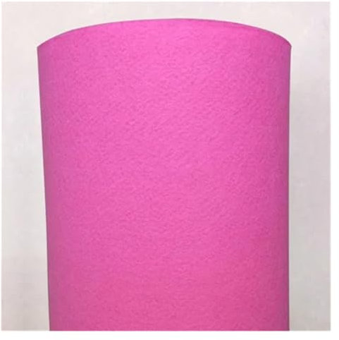 Filzstoff 1 m Filzstoff for Selbermachen, Basteln, Filzgirlande, Blumen, Heimdekoration, Nähen, Aufbewahrung, Spielzeug, Geschenke, Wollfilz, handgefertigter Filz (Color : Pink, Size : 1 mm thicknes
