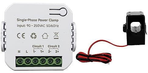 marian 120A Tuya Smart WiFi Energy Meter+Current Transformer Clamp 90-250V KWh Power Monitor Electricity Statistics