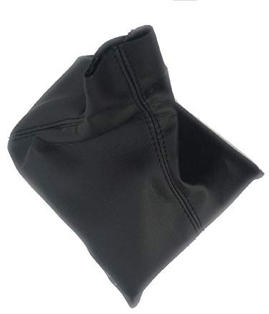 TLYSMG 6/5-Gang-Schaltknauf aus Leder für O-PEL Astra III H 1.6 für V-Auxhall 2004–2010 Schaltknöpfe, Schaltsack Black Line