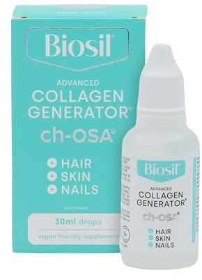 Biosil Collagen Generator - Gotas de 30 ml - Con el complejo patentado ch-OSA - Genera y protege tu propio colágeno - Libre de OGM - Suministro para 60 días