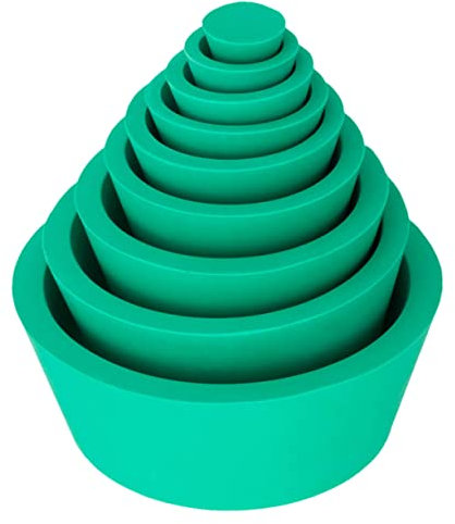 CANIGHT 9stücke Teiliges Filteradapter Für Präzise Filtration Anpassbare Trichter Für Buchner Und Porzellanfilter Elastisch Und Rutschfest Für Und Experimente