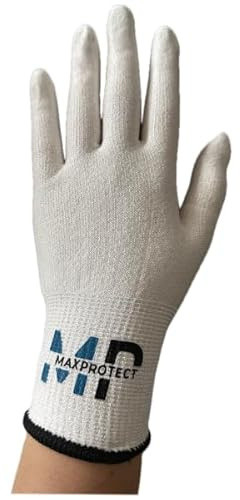 MaxProtect GLOVES - Hochleistungs Wrapping und PPF Handschuhe - Size: M - L, sehr glatte oberfläche, schneidfestes und sehr robustes Material, ideal zum Folieren geeignet. (SIZE M)