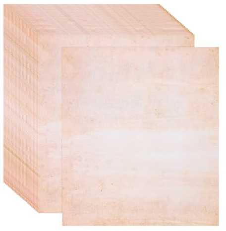 sourcing map 50 Sheets Vintage Paper, Parchment Standard Printer Paper Double-Sided Old Aged Sheet 11 x 8 Inch Light Yellow for Scrapbooking, Gift Wrapping, Certificates