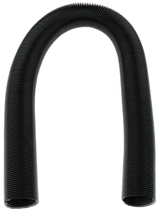 Tubo flessibile pieghevole per asciugacapelli Pet Grooming asciugacapelli parte L, nero, L 48 mm