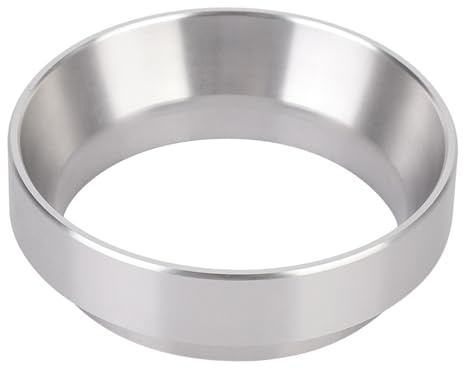 Funnuto da dosaggio magnetico da 58 mm, imbuto portafilter in lega di alluminio con anello di caffè leggero magnetico universale da dosaggio universale strumento in polvere