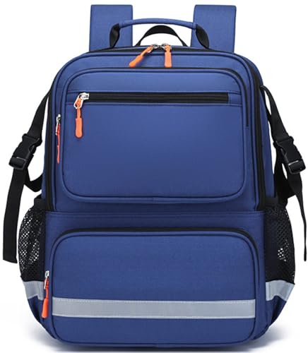 JuanNest Sac À Dos Médical d'urgence Vide, Sac De Premiers Secours avec Réfléchissant Grande Capacité,Trousses De Secours pour Camping Et Randonnée,Maison Et Le Travail,Imperméable,Sac Uniquement E