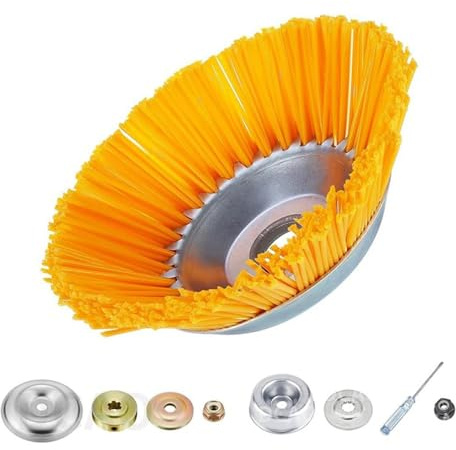 Tête de désherbage, Tete de Débroussailleuse G80 Pro, Tete Brosse Débroussailleuse Multifonctionsen Nylon Tête, pour Tondeuses à Gazon, Coupe Bordures et Désherbage