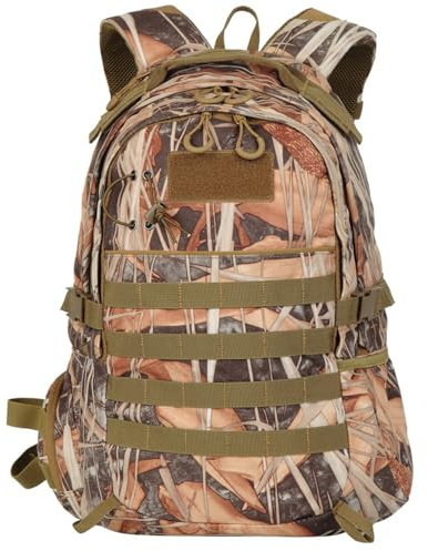 StorForge 40L Hunting Backpack For Men,Padded Camo Hunting Pack with Rain Cover,Durable Large Capacity Hunting Day Pack