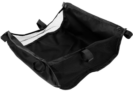 CATIEBYE Kinderwagen Organizer Tasche Unterkorb aus Oxford Stabile Aufbewahrungstasche mit Großem Fassungsvermögen für Windeln und Einkauf Passend für Kinderwagen Wagen