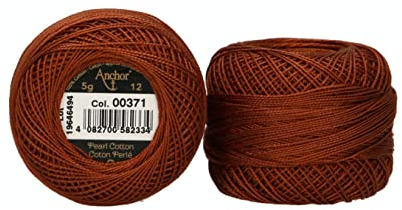 Anchor Perlgarn 12, 4596012-00371, Farbe:371, Stickgarne