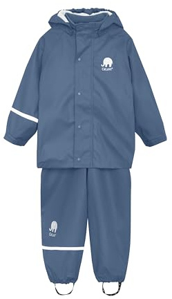 CeLaVi Bimbo 0-24 Celavi Zweiteiliger Regenanzug in Vielen Farben Giacca Impermeabile Not Applicable, Blu (Blau), 4 (Taglia Unica: 80)