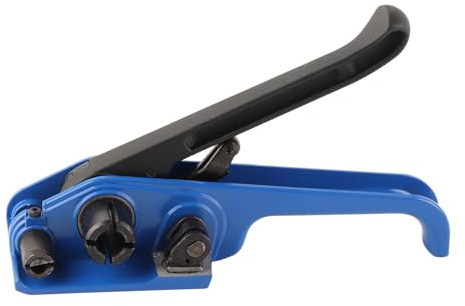 Tendireggia Manuale per Reggette in Plastica PP e Acciaio, Larghezza 16-19 mm, Strumento per Fascette Tessili