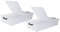 XL Unterbett Kommode mit Rollen 36L 80cm Deckel Spielzeug Box Aufbewahrung Kiste Aufbewahrungsbox Flach Set Unterbettkommoden Unterbettkommode Bettkasten ClipVerschlüsse Unterbettbox Spielzeugkiste