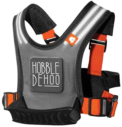 Hobbledehoo Active barnskid- och snowboardsele för barn (orange) – premiumträning, skidsele för undervisning och träning av ditt barn