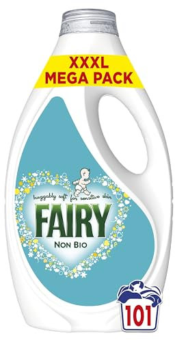 Fairy Non Bio Liquid Laundry Detergent, 101 Washes 3.131 l, Voted Number 1 For Sensitive Skin