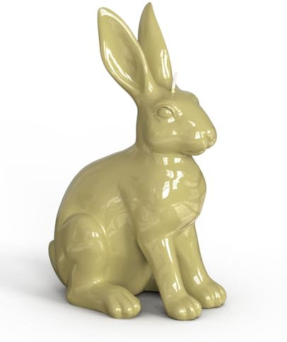 objektkerze hase flechte 297 hochglanz engels kerzen 10,6 x 14,5 x H 20 cm