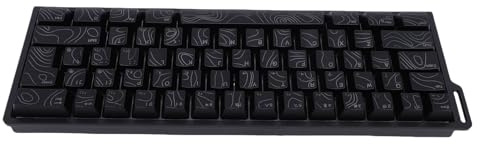 Plyisty Clavier de Jeu sans Fil, 61 Touches Tri-Mode 2,4 G USB Bluetooth avec Ruban rétroéclairé RVB, Claviers D'ordinateur Portables à 60% pour PC/Tablette/Ordinateur Portable Gamer
