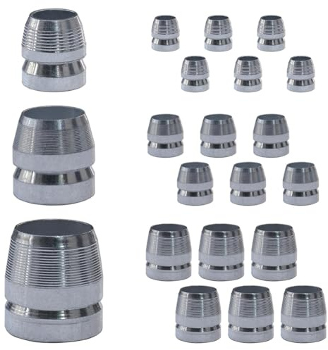Agmoctz 21 Piezas de Cuñas de de Hacha Redondas, de Seguridad, Cuñas de Metal, Juego de Cuñas de Acero (0,31/0,39/0,47 Pulgadas)