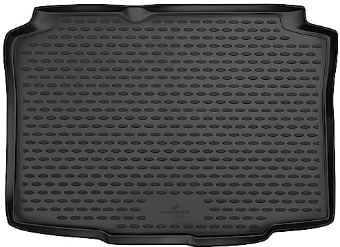 WALSER XTR Kofferraumwanne für Seat Ibiza 4 2008-2017, Ibiza 4 Sportcoupe 2008-2018, 100% passgenaue Antirutschmatte Auto, Gummimatte Auto, Kofferraum Schutzmatte, Auto Gummimatten