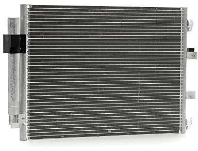 RIDEX 448C0242 Klimakondensator Klimaanlage Auto mit Trockner Kompatibel mit FORD FOCUS III Turnier 1804847 1703514 1720432