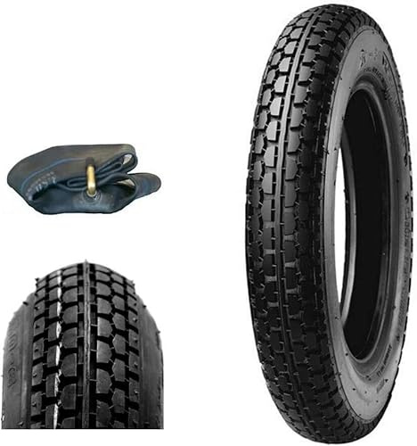 Pneu 2.50-8 + Chambre à air avec Valve Coudée COPERTONE 4PR HFT216 TT Caoutchouc Roue POUR Scooter Industriel Avant Arrière