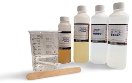 La Boutique du Composite Kit de Réparation et de Rénovation Réservoirs Professionnel - Protection Anticorrosion - Haute Performance - DIY - pour Réservoirs Moto et Auto Métalliques (2 à 5 litres)