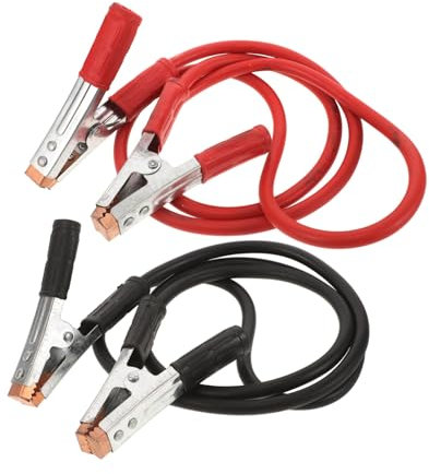 BUGUUYO Portables Starthilfekabel Flexible Isolierte Krokodilklemmen Für Notfälle Robust Und Langlebig Geeignet Für Motorräder Und Boote Einfache Anwendung Und Universelle Passform