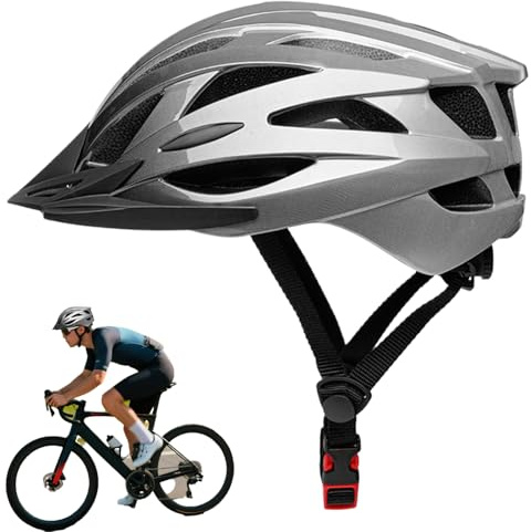 Rechory Casco de bicicleta para adultos, ajustable, 24 agujeros de aire, transpirable, absorción de golpes, protección para mujeres, hombres, jóvenes, adolescentes, niños, bebés, equitación, ciclismo