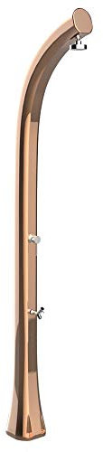 arkema Doccia Solare da Giardino Miscelatore e Lavapiedi Jolly Plus Top Line Oro Rosa