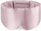 OLESILK Sleep Mask, 100% Natural Mulberry Silk Eye Mask for Women and Men with Adjustable Strap, Large in Size, Blindfold for All Night Sleep, Pink
