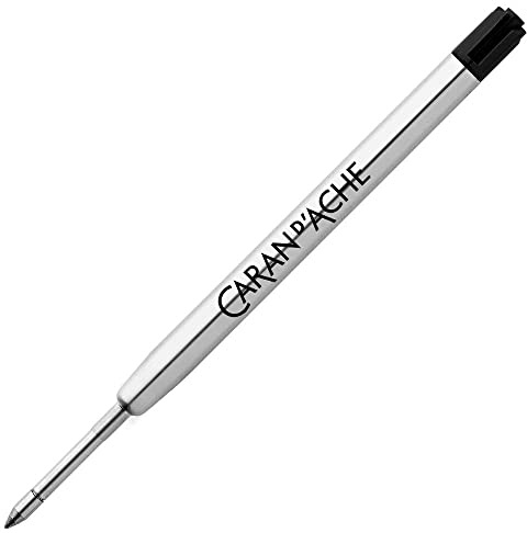 Caran d'Ache Kugelschreibermine Goliath Mine Medium in Schwarz, Länge: 12,3 cm, Durchmesser: 0,9 cm, 8.468.000