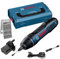 Bosch GO 3.6V Professional Screwdriver + 25 Piece Accessory Kit + Lboxx Case