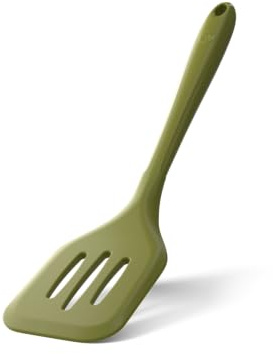 Kochblume Flexwender | Premium-Silikon & BPA frei| Hitzebeständig | Spülmaschinenfest | 30cm | (Olive)