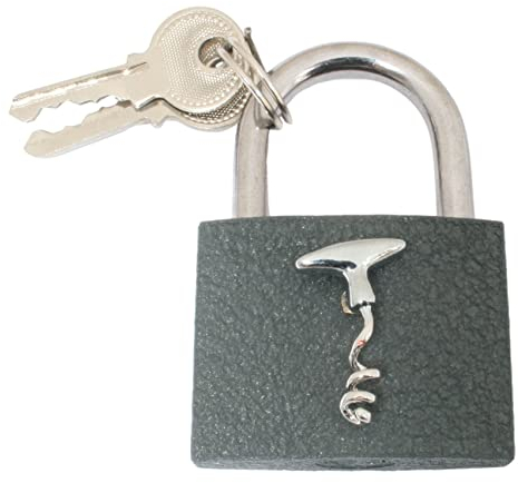 Corkscrew Padlock Love Lock Wedding Anniversary Valentines Gift Unity Lock Personalised 573