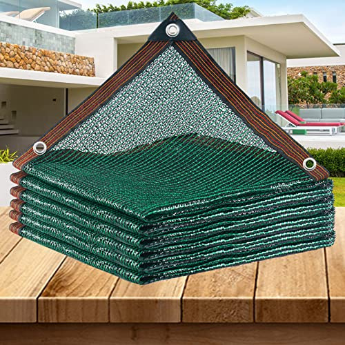 KDDEON Mehrzweck-Schattennetz,grünes Schattierungsnetz,55% Schattiernetz,Leichter und Atmungsaktiver Sonnenschutznetz,Beschattungsnetz,mit Ösen,für Garten,Gewächshaus,Blumen,Pflanzen (3x4m/9.8x13ft)