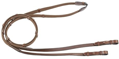 Zügel PADERNA, Zaumhaken (Farbe: schwarz / Größe: 145 cm)