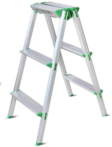 KAZUP Sgabello da Arrampicata per Interni, Sgabello a gradini, Sgabello a scaletta Scaletta Pieghevole in Alluminio Poggiapiedi Sedia per Scale
