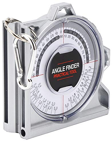 Multifunktionaler Winkelmesser, Magnetischer Winkelmesser, Multifunktionaler Professioneller Winkelmesser, für Verschiedene Holzbearbeitungsarbeiten, Bau-Winkelmesser